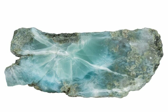 Polished Section of Larimar - Dominican Republic #282493